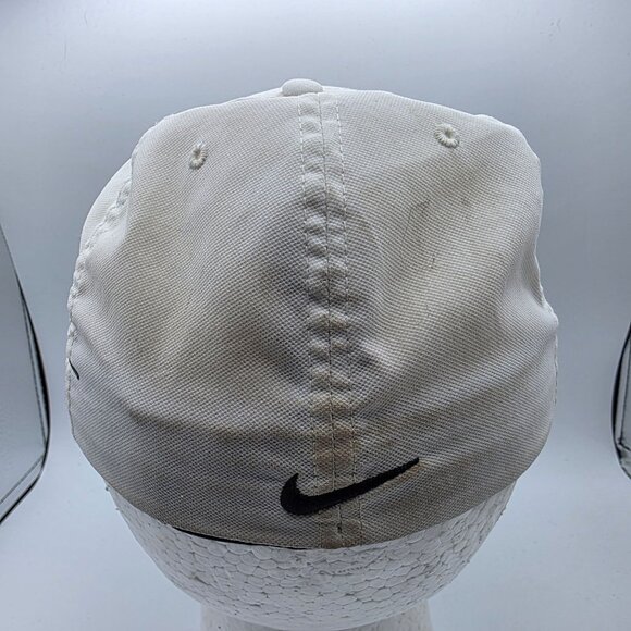 Nike True Tour Vapor Hat RZN Swoosh Dri Fit White Flex Golf Cap Outdoors Casual - Picture 3 of 9